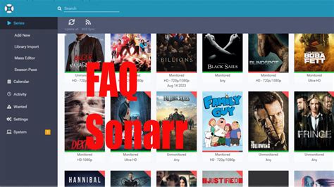 sonarr faq
